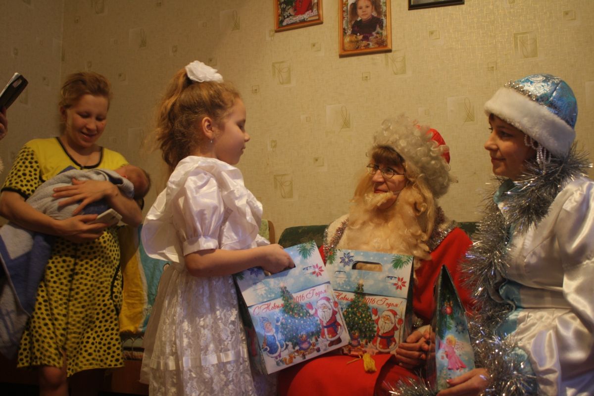 Новогодние подарки в Ардатовском районе.